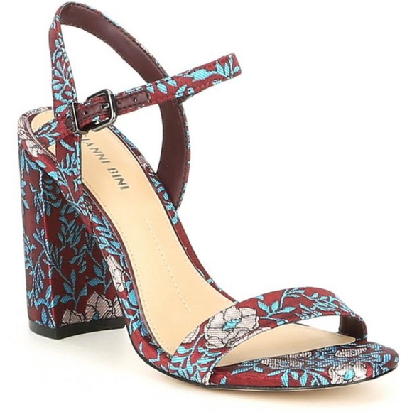gianni bini floral shoes
